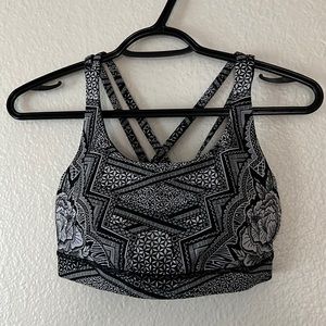 Lululemon Floral Print Energy Sports Bra